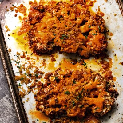 Cauliflower Cheese Steaks