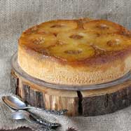 Caramel pineapple upside-down cake