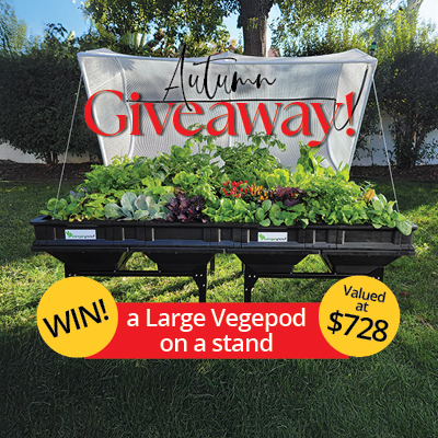Autumn Giveaway | Win a large Vegepod on a stand (valued at $728)