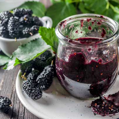 Mulberries: 3 ways