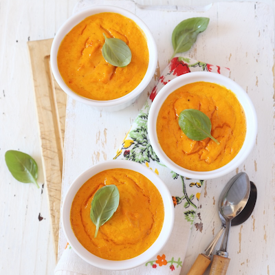 Healthy carrot flans