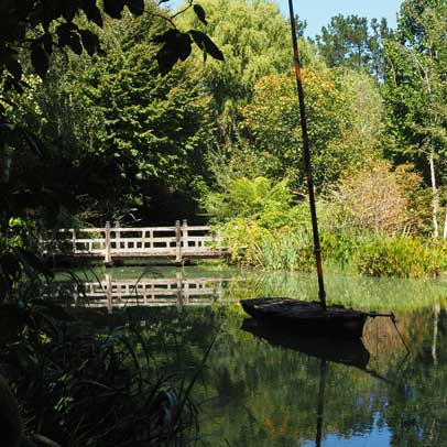 In the garden: Red Cow Farm