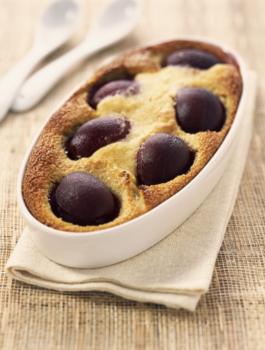 Plum clafoutis