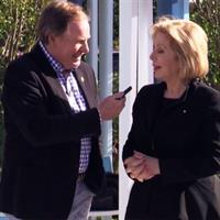 Graham Ross interviews Ita Buttrose at the 2014 Australian Garden Show Sydney