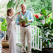 Outdoor entertaining at home